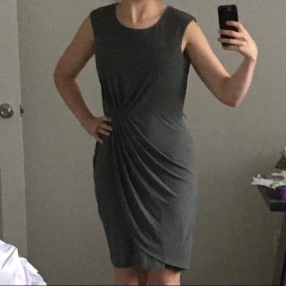 Calvin Klein Olive green dress
